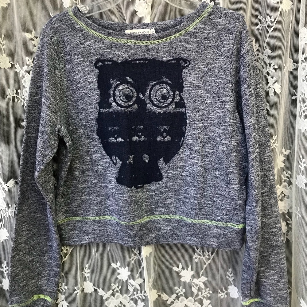 ALMOST FAMOUS🌷CROPPED🌷SWEATSHIRT🌷OWLE🌷